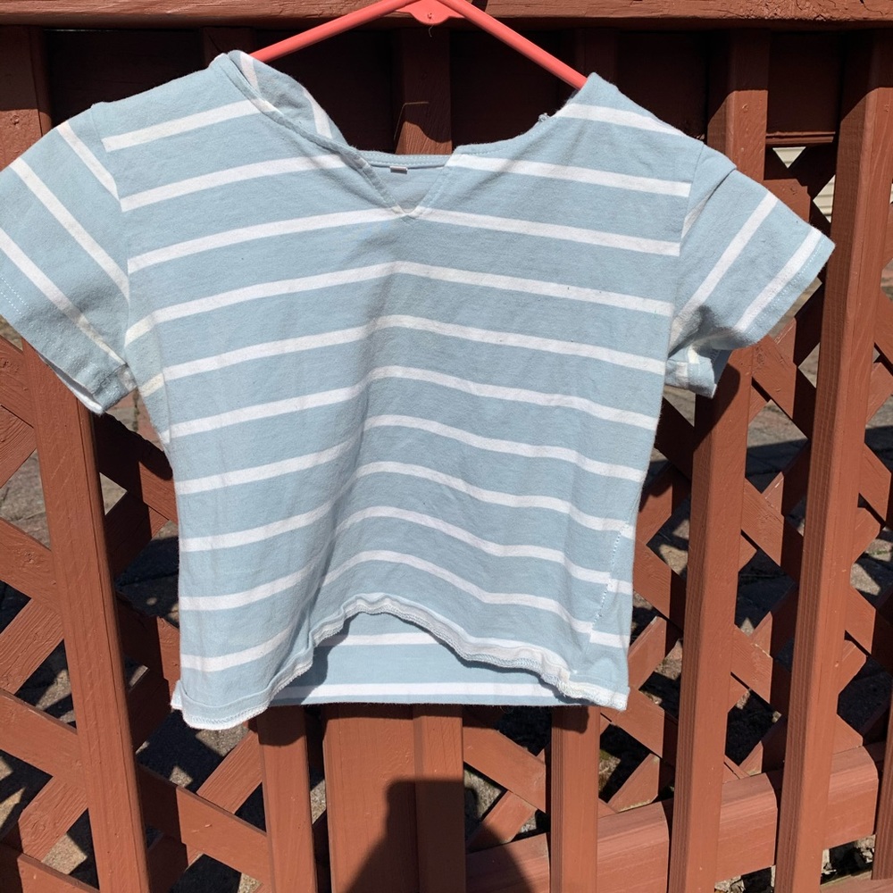 SheIn Striped Crop Top